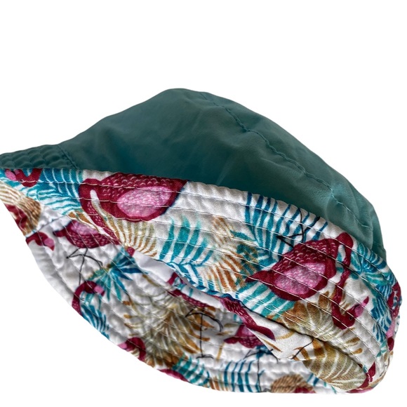 Reversible Flamingo Print Bucket Hat - Picture 2 of 5